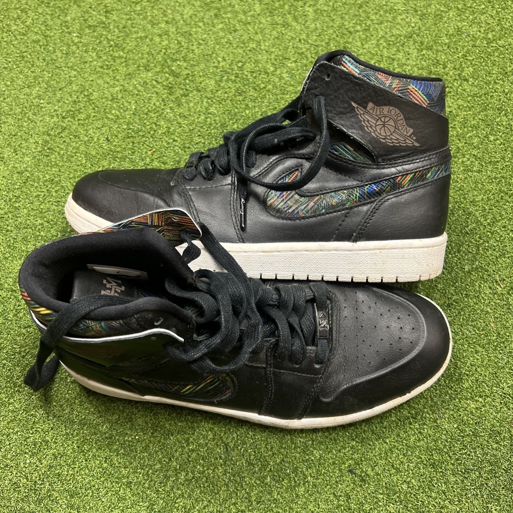 Nike Air Jordan 1 Retro Nouveau BHM, 836749-045, Black, Mens Basketball, Size 9